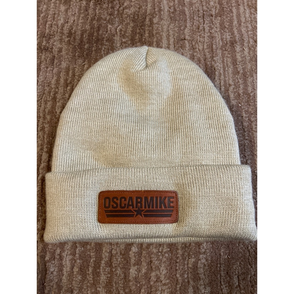 Oscar Mike‎ Beanie Knit Hat Cuffed Made in USA Winter Warm